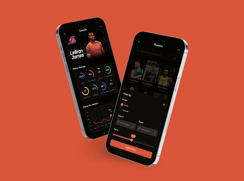 Basketball Player Stats App
